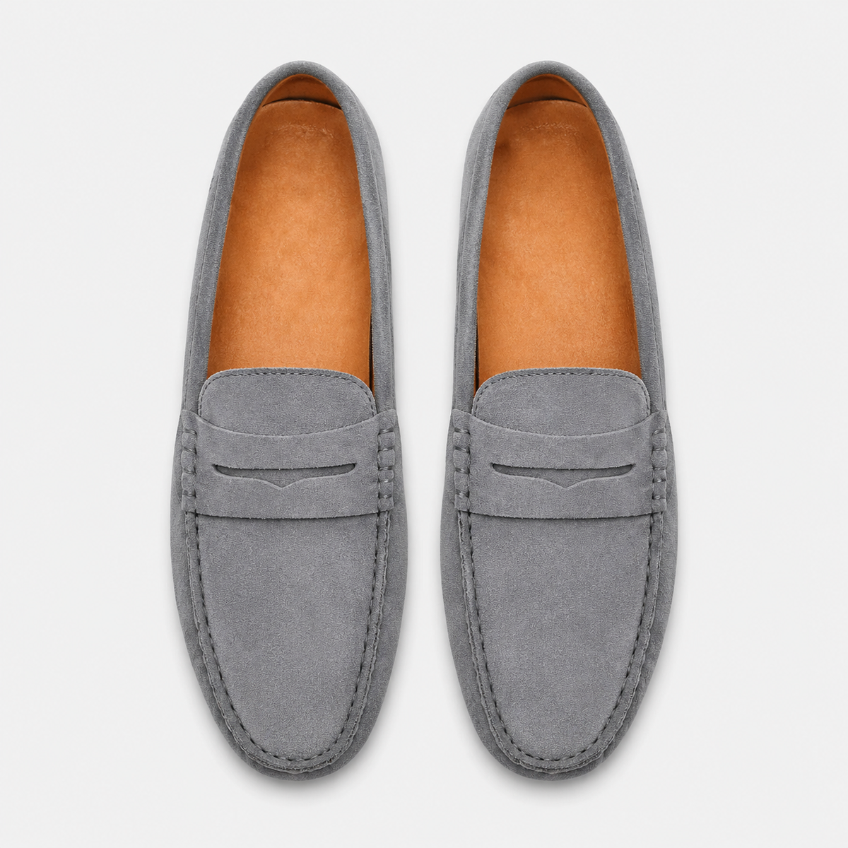 Mocassin en Daim Gris pour Homme | Marceau