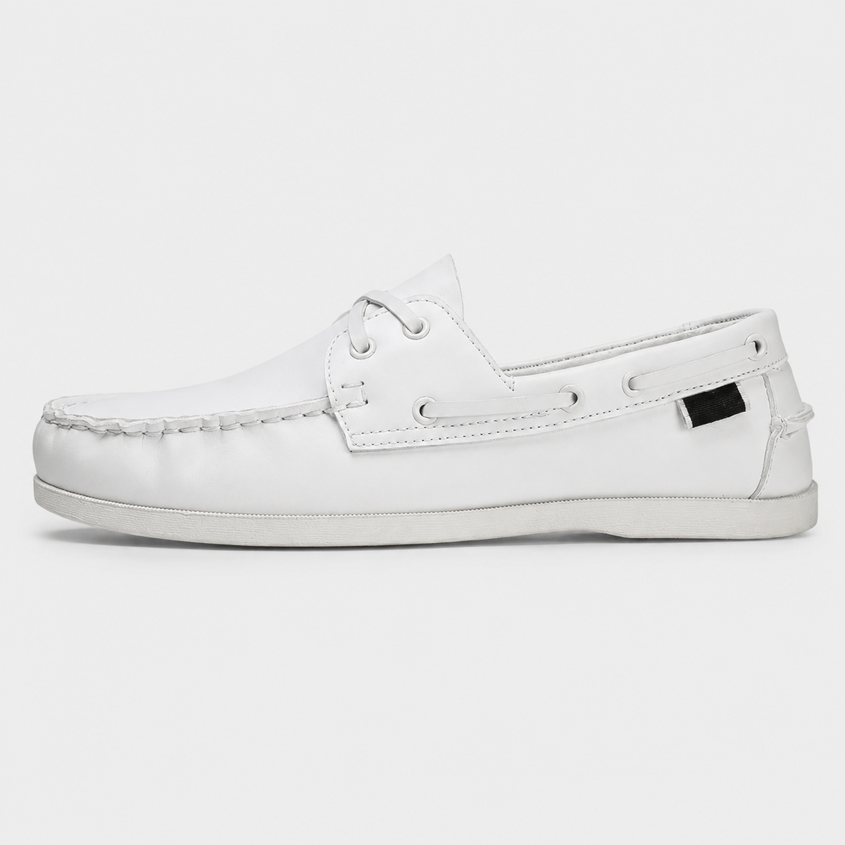 Mocassin en Cuir à Lacet Blanc pour Homme | Desire