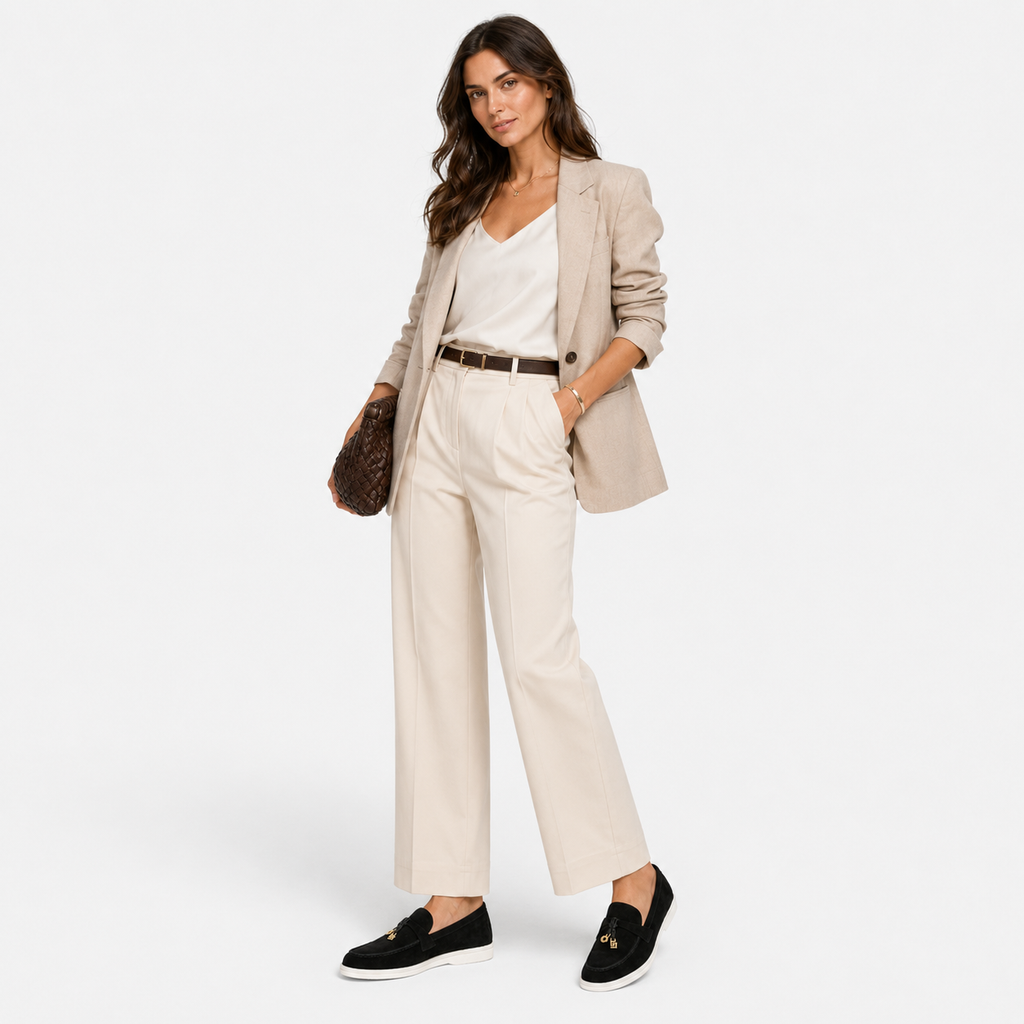 Mocassin Daim Noir Glands Dorés | Angele