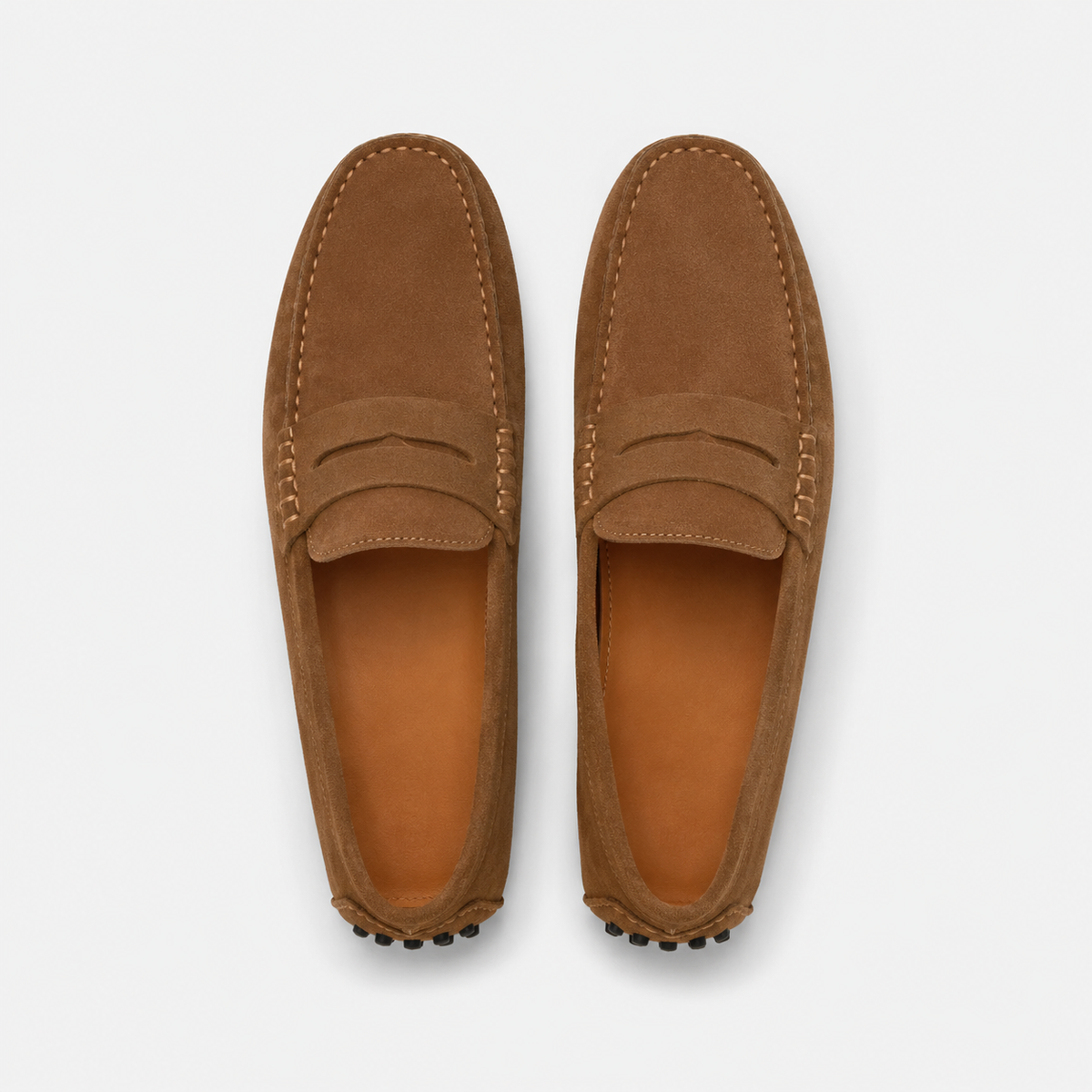 Mocassin Daim Marron Homme | Numa
