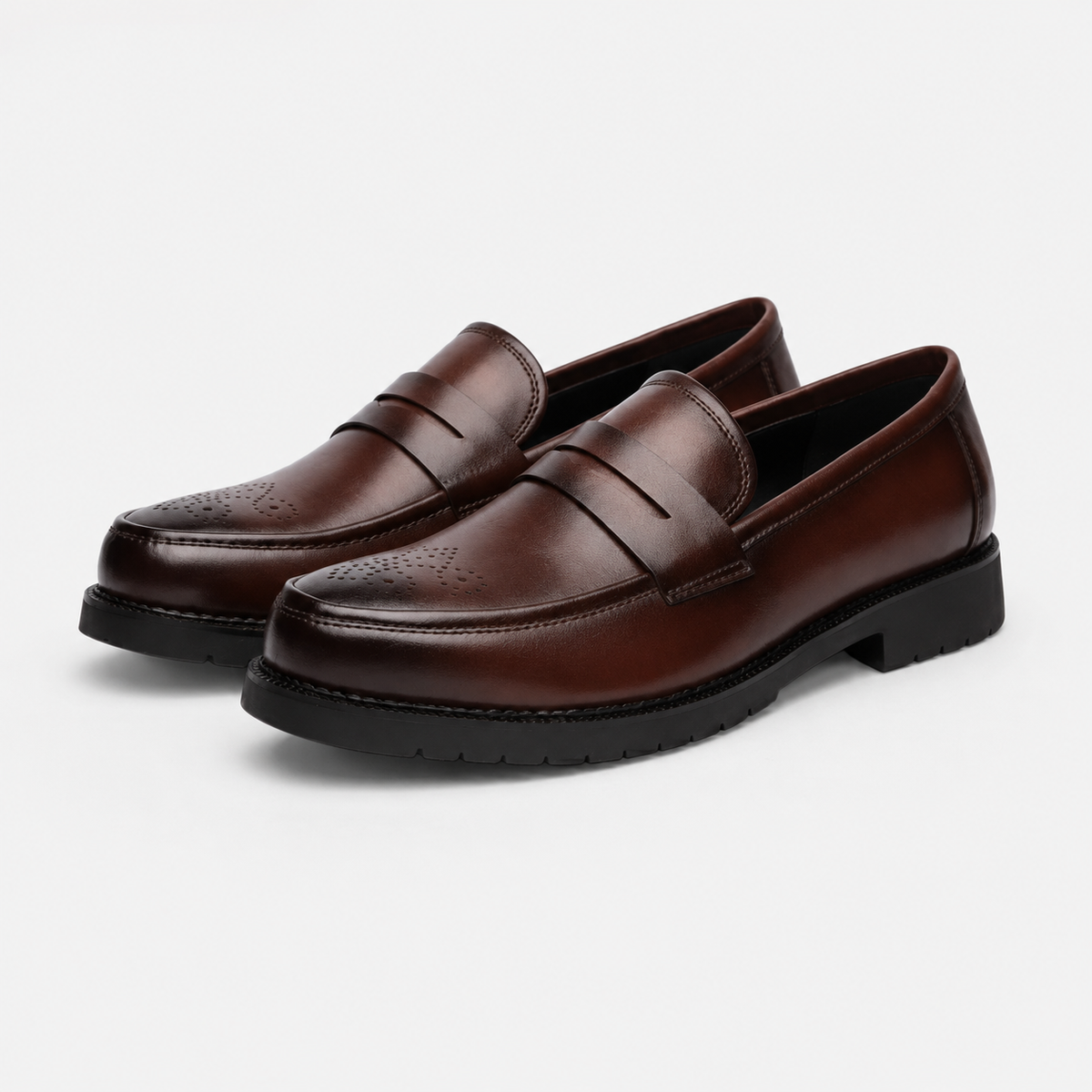 Mocassin Cuir Confort Marron pour Homme | Léandre