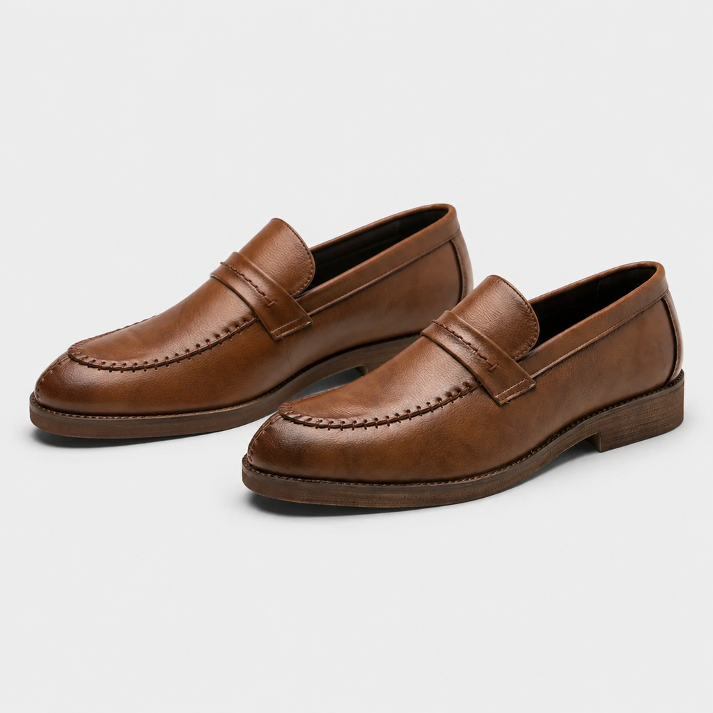 Mocassin Cuir Marron de Ville pour Homme | Raphaël
