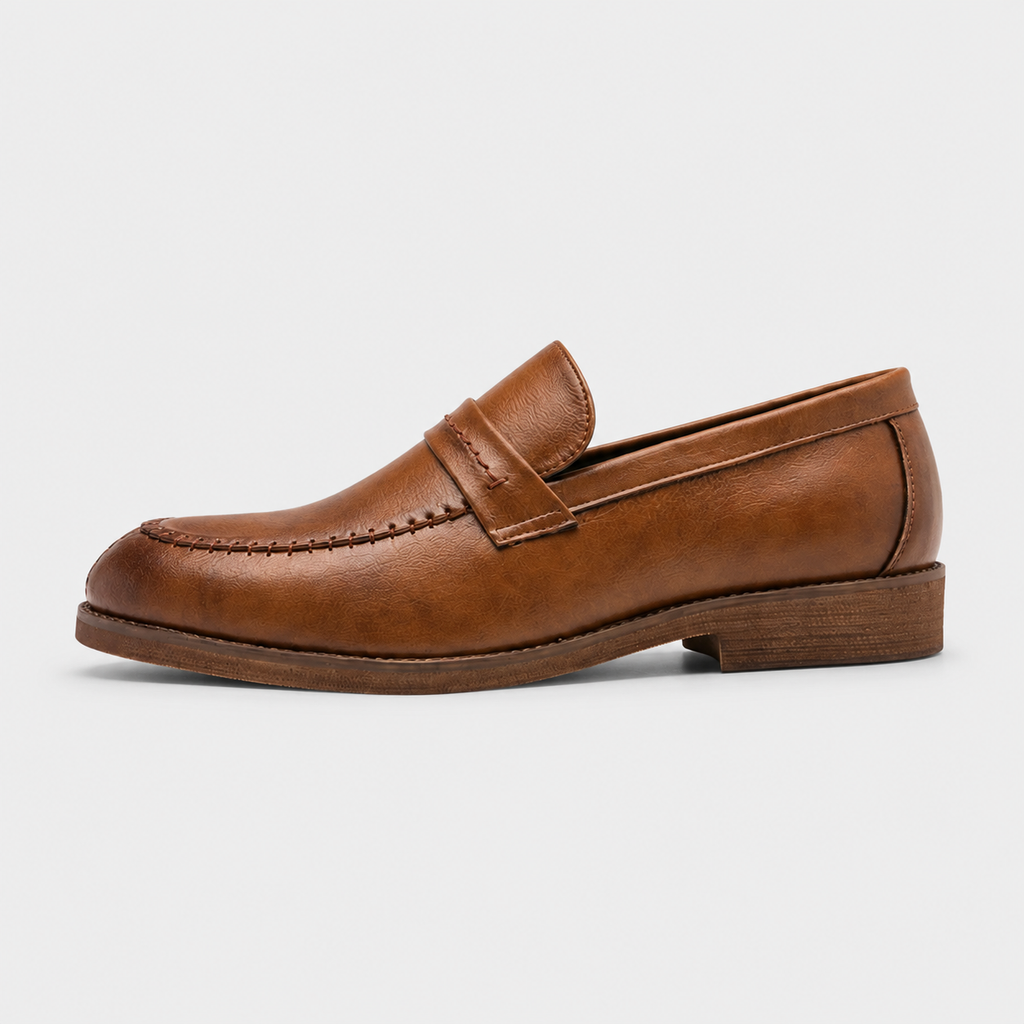 Mocassin Cuir Marron de Ville pour Homme | Raphaël