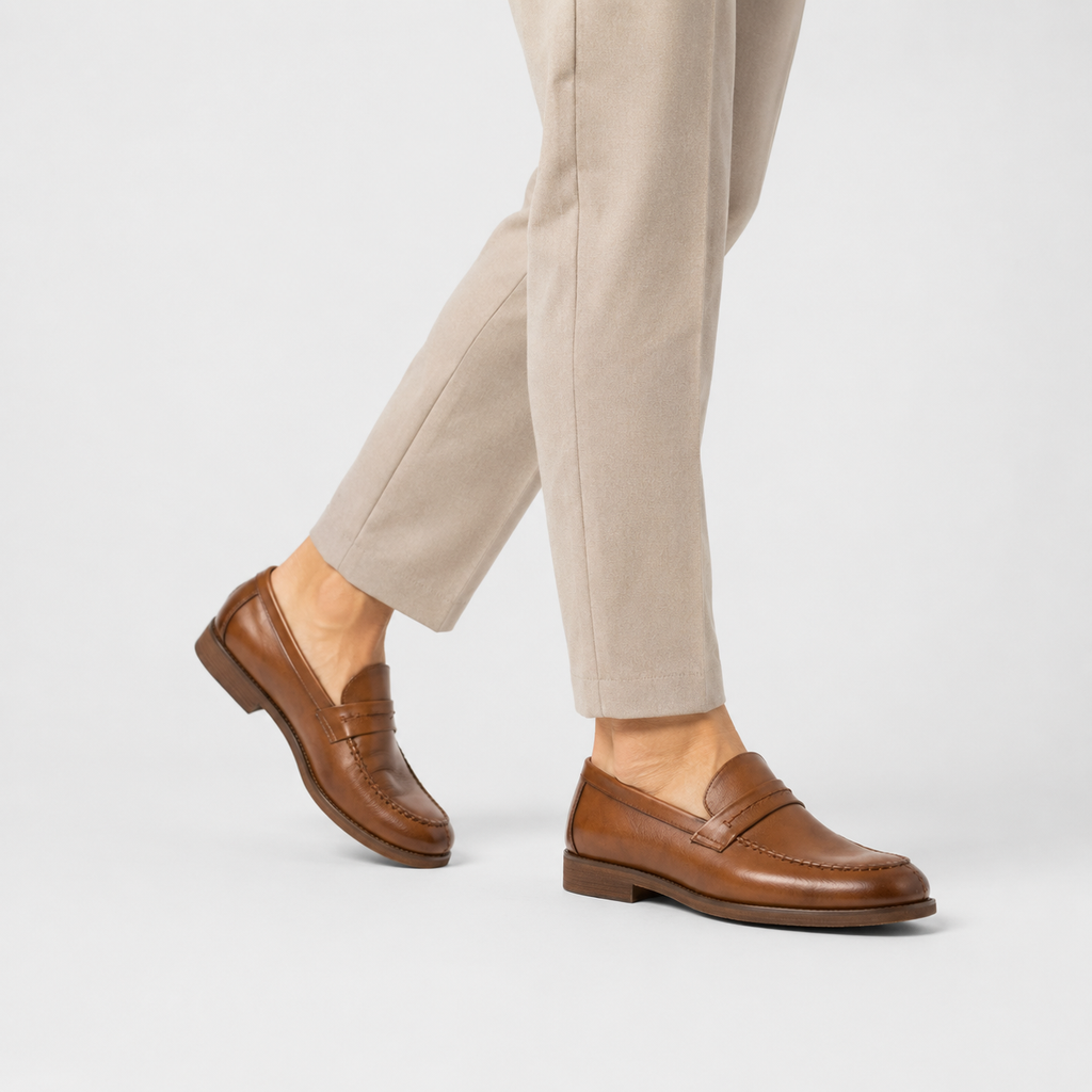 Mocassin Cuir Marron de Ville pour Homme | Raphaël