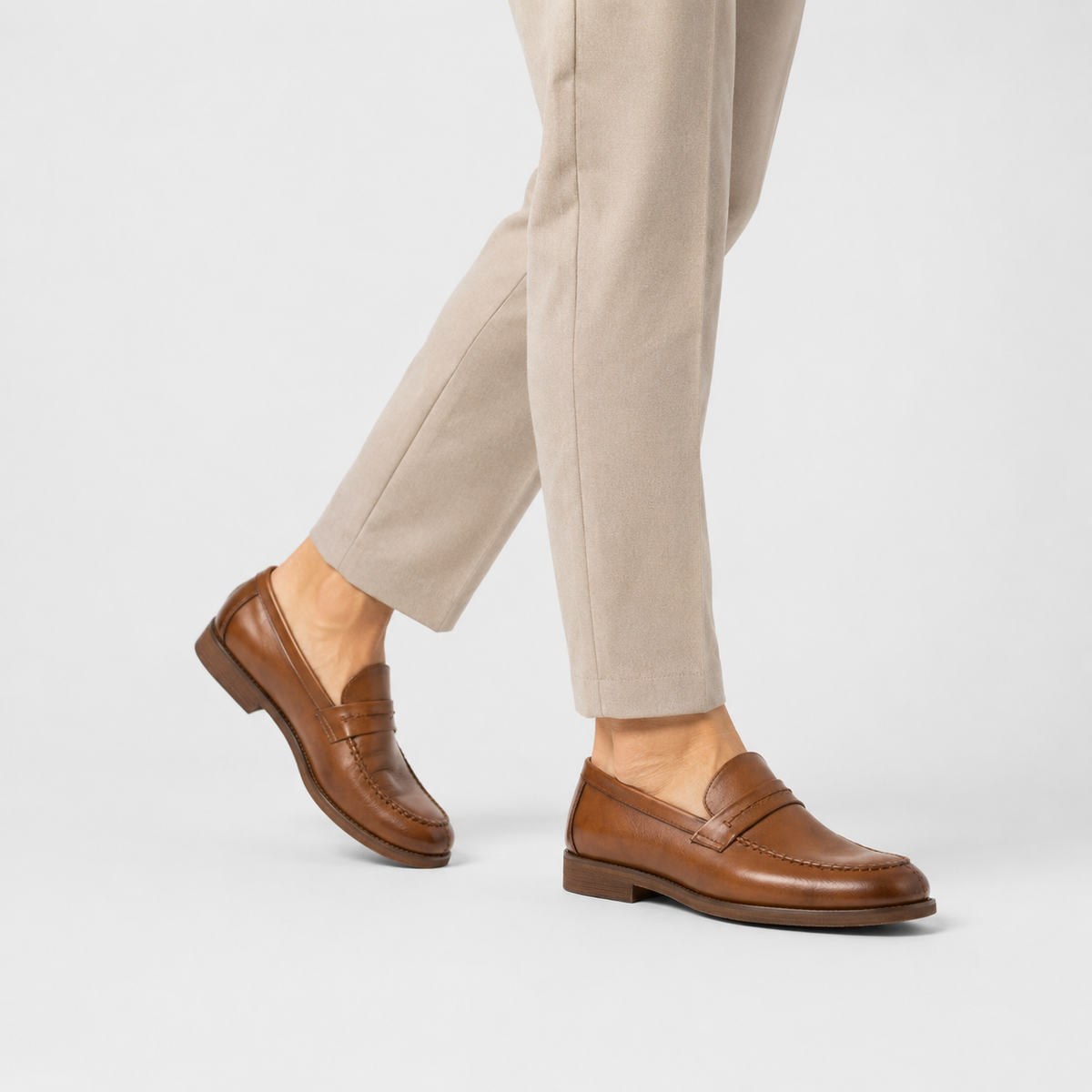 Mocassin Cuir Marron de Ville pour Homme | Raphaël