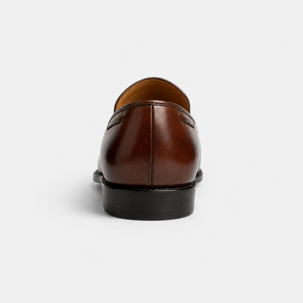 Mocassin Cuir Marron Vernis à Gland Homme | Antoine