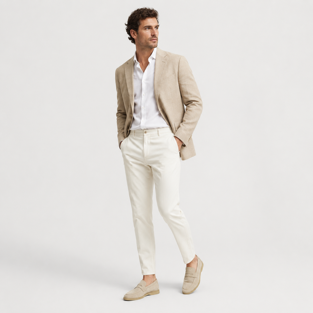 Mocassin Crème Homme | Hugo