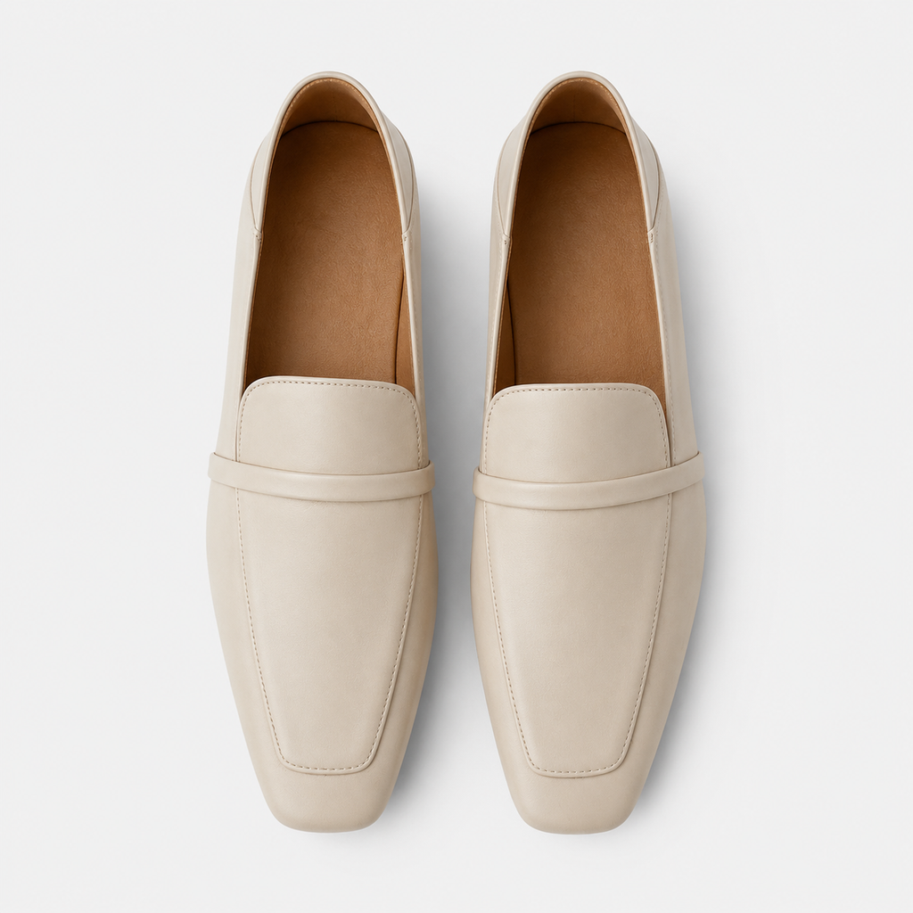 Mocassin Crème Femme | Valentine