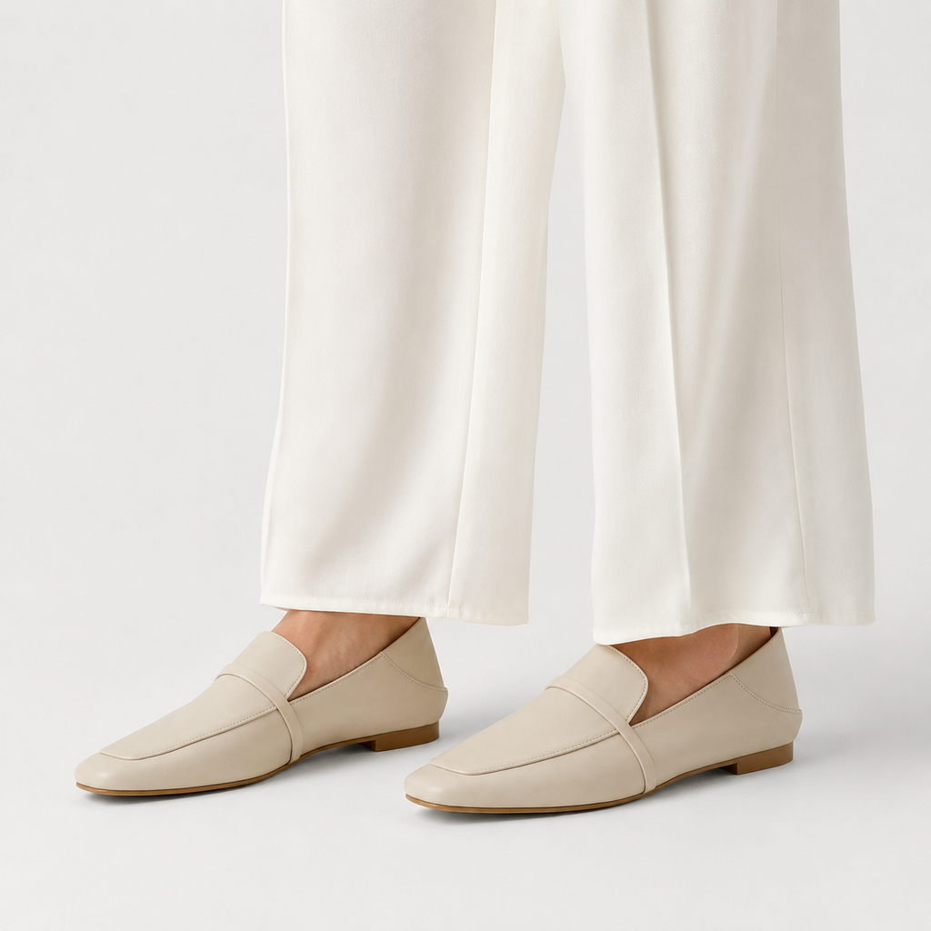 Mocassin Crème Femme | Valentine