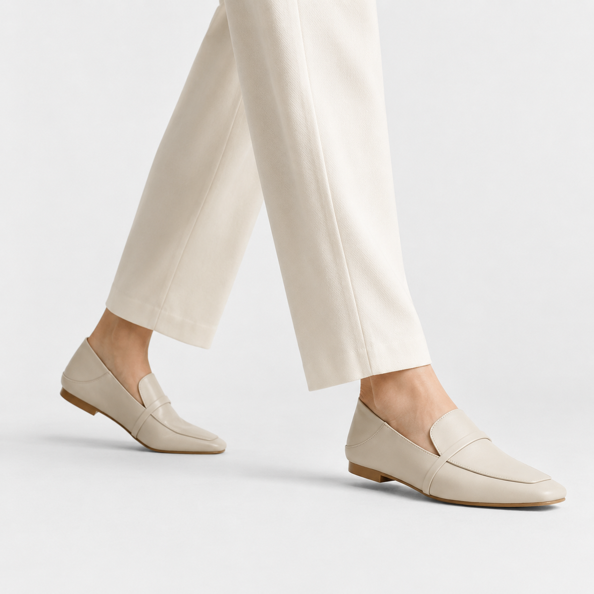 Mocassin Crème Femme | Valentine