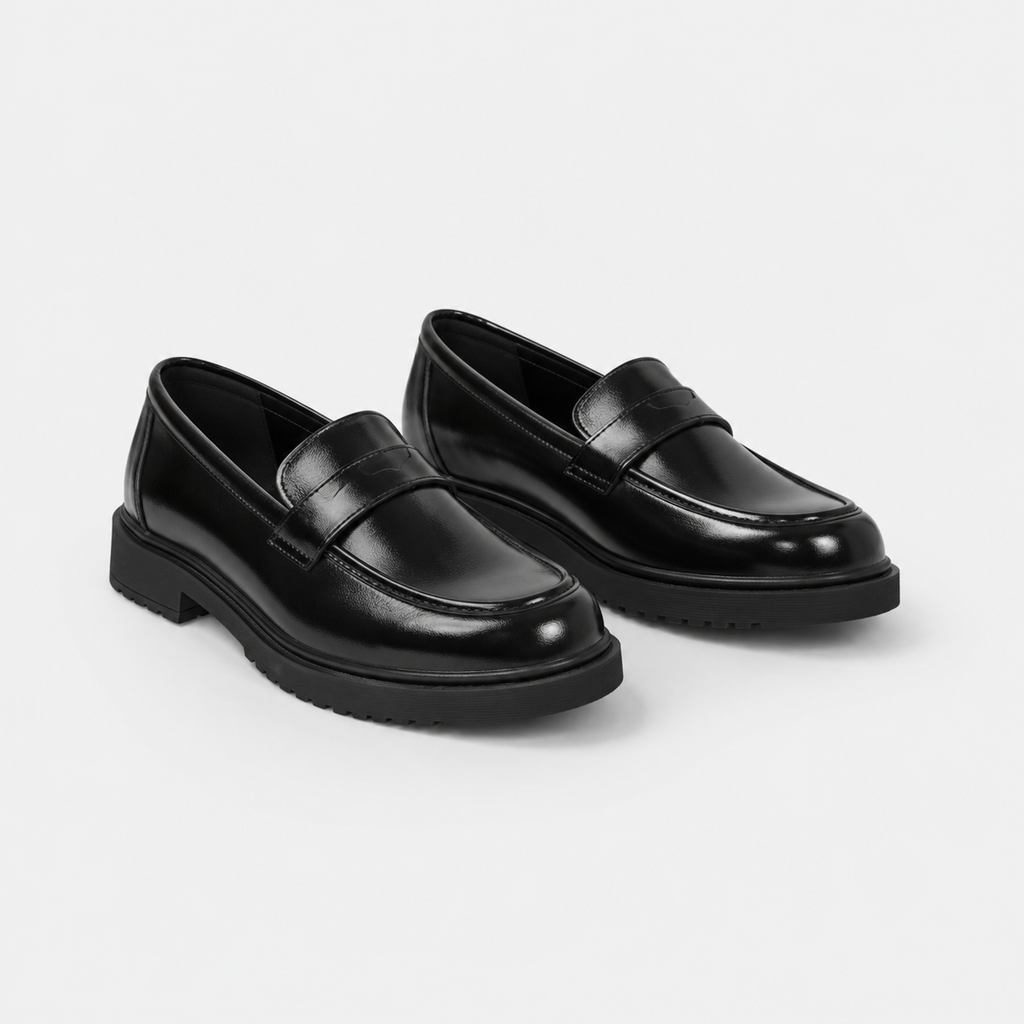 Mocassin Compensé en Cuir Vernis Femme | Giulia