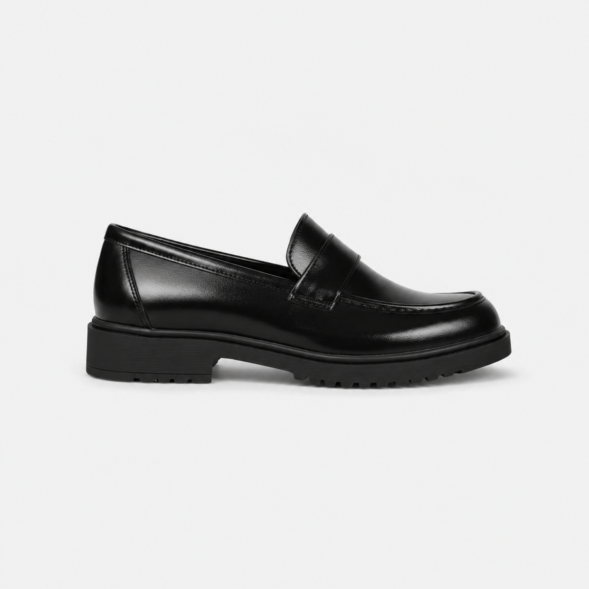 Mocassin Compensé en Cuir Vernis Femme | Giulia