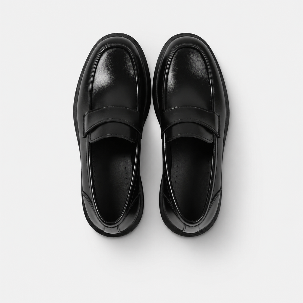 Mocassin Compensé en Cuir Vernis Femme | Giulia