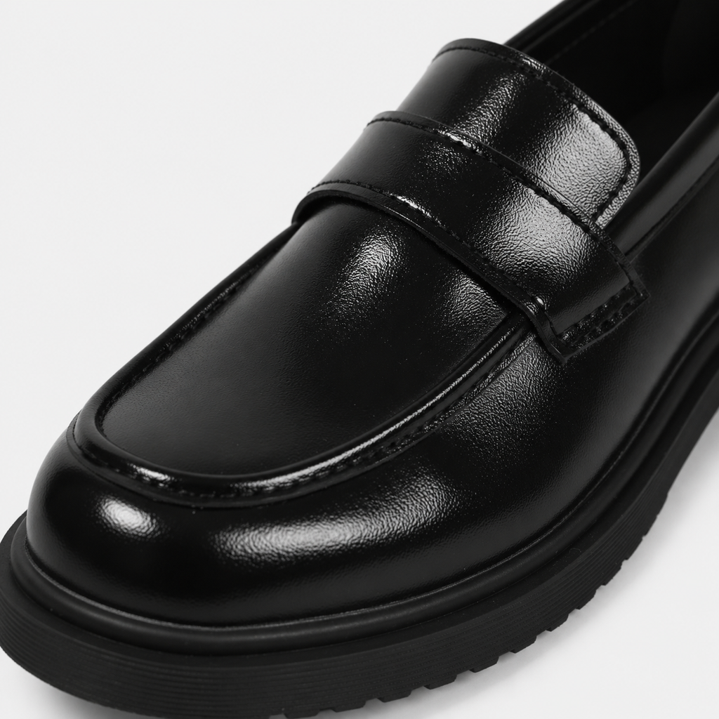 Mocassin Compensé en Cuir Vernis Femme | Giulia
