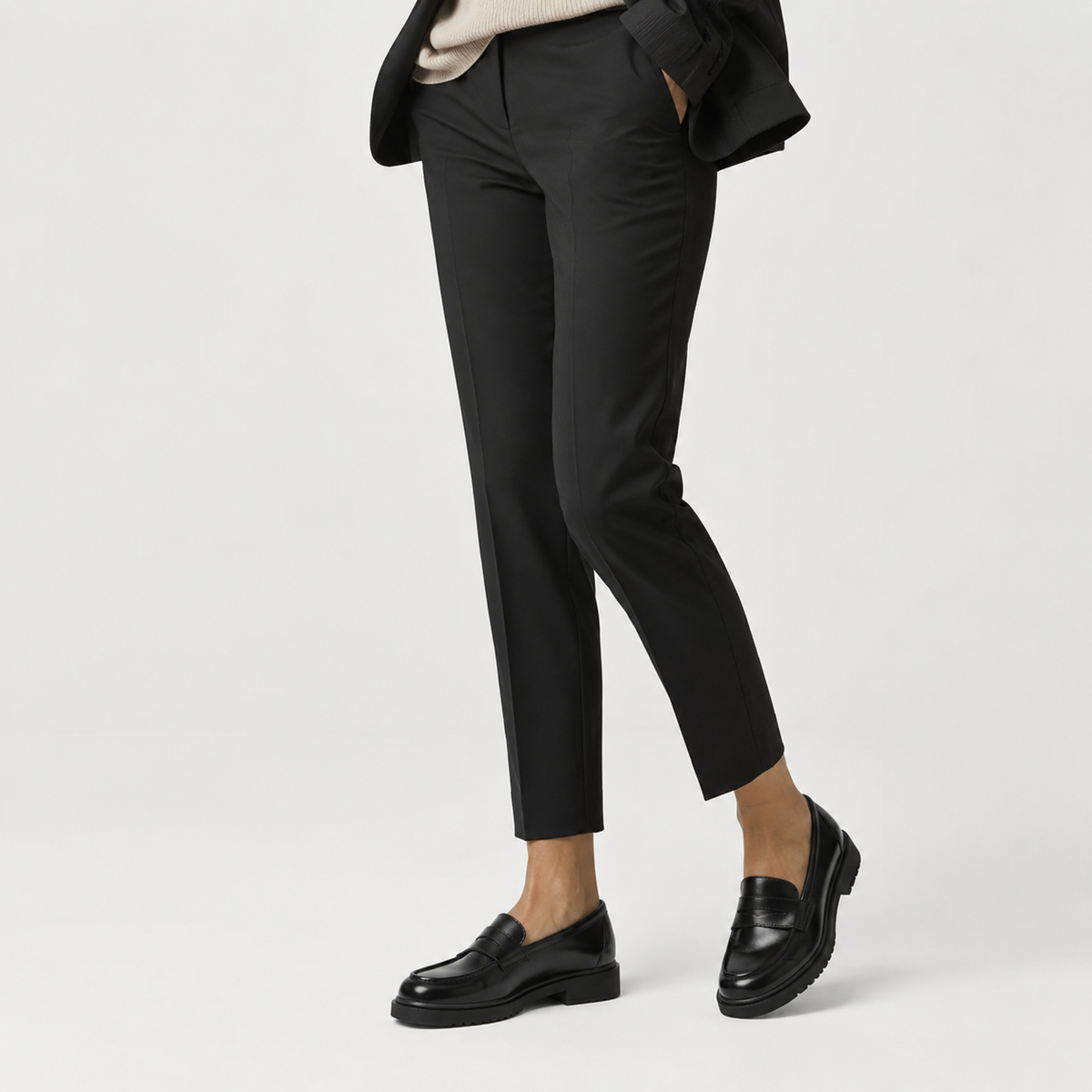 Mocassin Compensé en Cuir Vernis Femme | Giulia