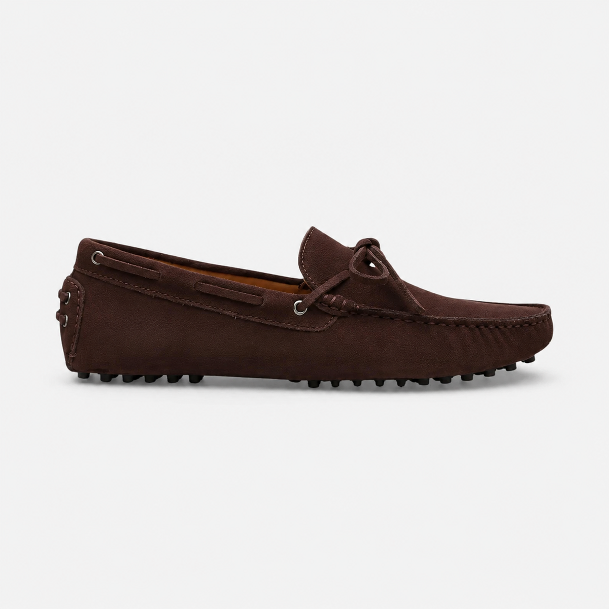 Mocassin Bateau Bordeaux Été en Daim Nubuck pour Homme | Amaury