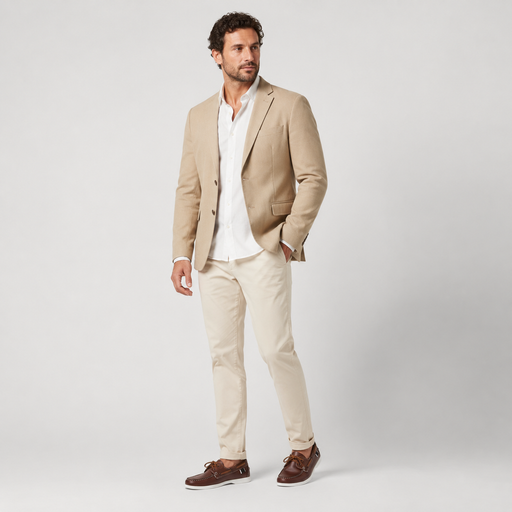 Mocassin Bateau à Lacet Cuir Lisse Marron pour Homme | Erasme