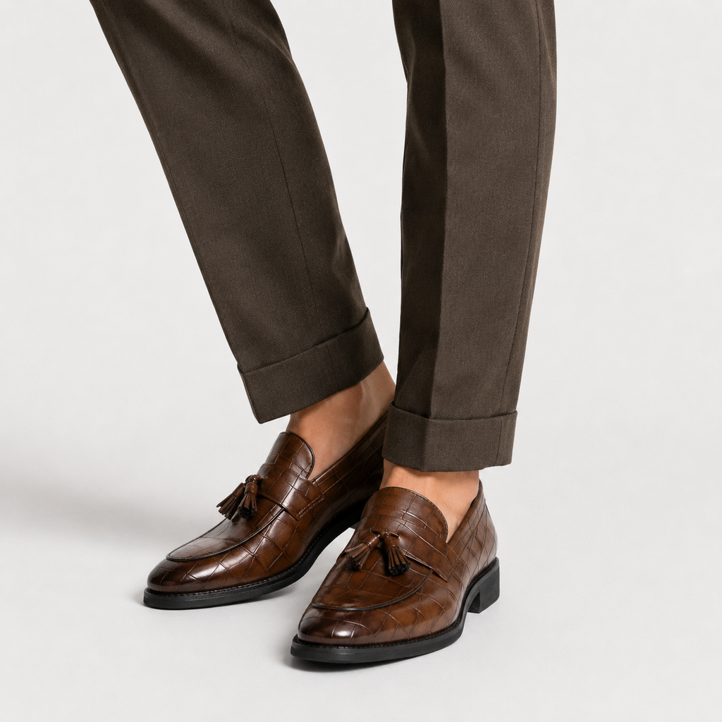 Mocassin à Gland Marron | Nino