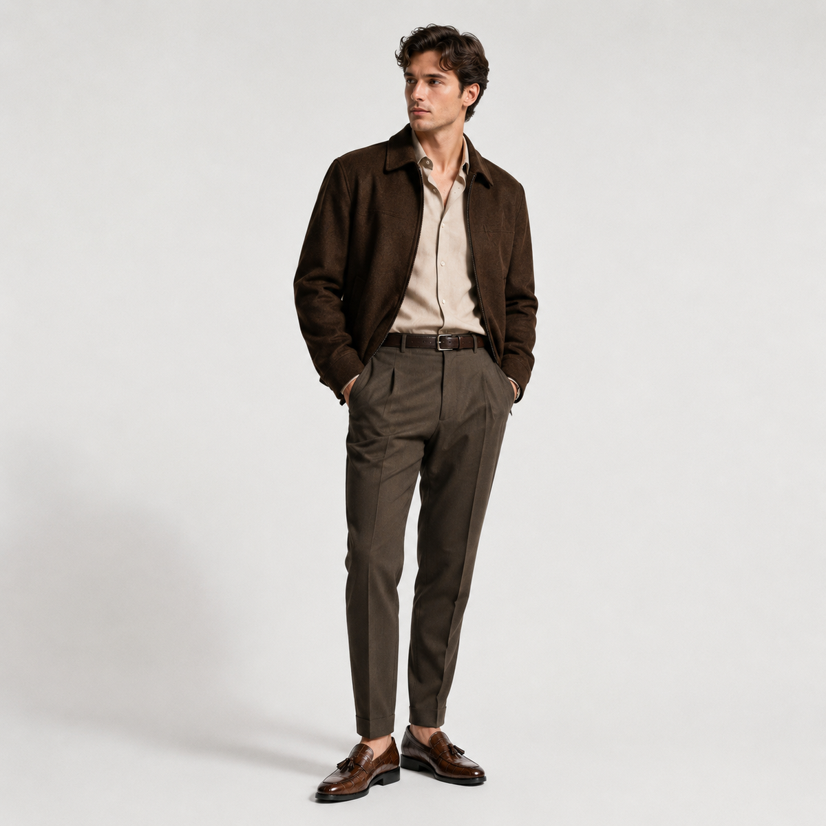 Mocassin à Gland Marron | Nino