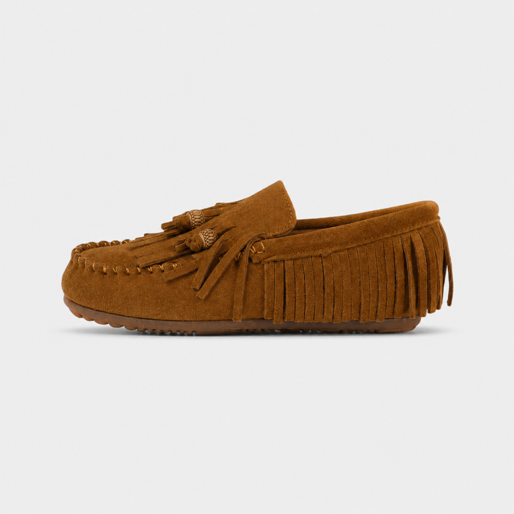 Chausson Mocassin Indien Marron pour Femme | Adèle