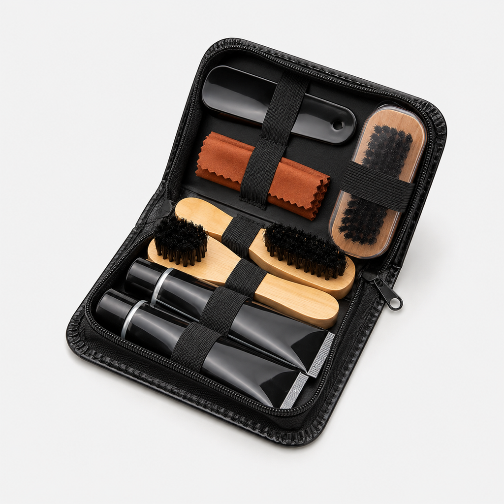 Pack Entretien Mocassin Complet – Nettoyage, Brillance | Dominique