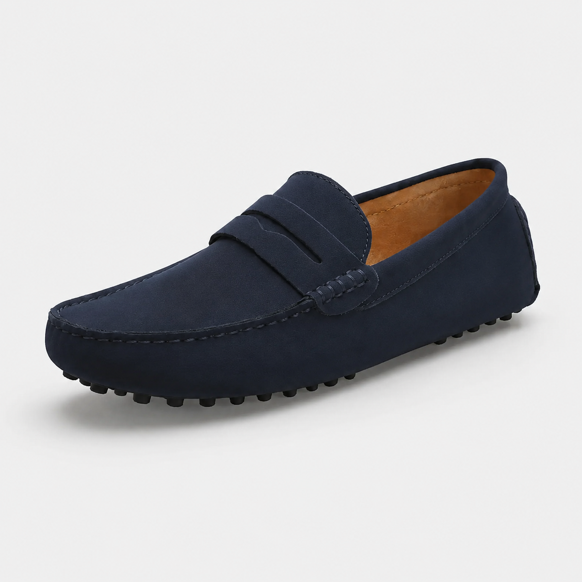 Mocassin pour Homme Daim Bleu Marine | Bastien