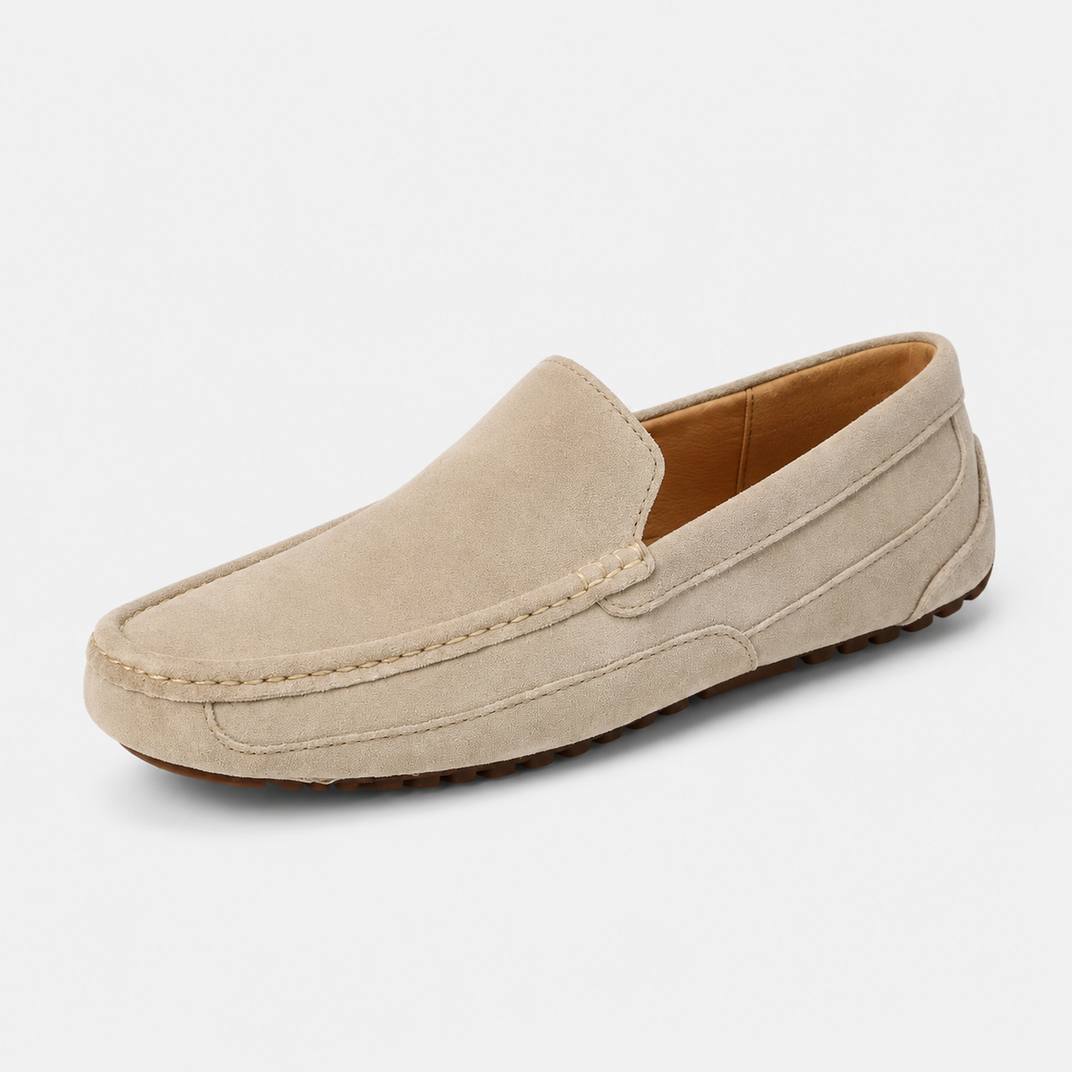 Mocassin en Daim Beige pour Homme | Theo