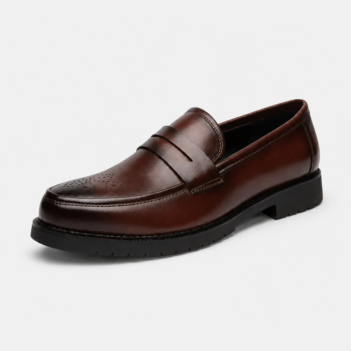 Mocassin Cuir Confort Marron pour Homme | Léandre