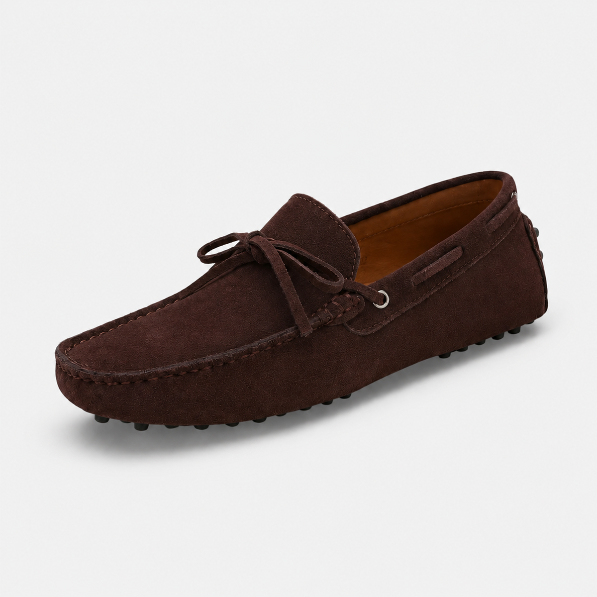 Mocassin Bateau Bordeaux Été en Daim Nubuck pour Homme | Amaury