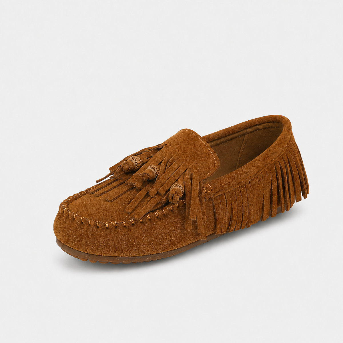 Chausson Mocassin Indien Marron pour Femme | Adèle