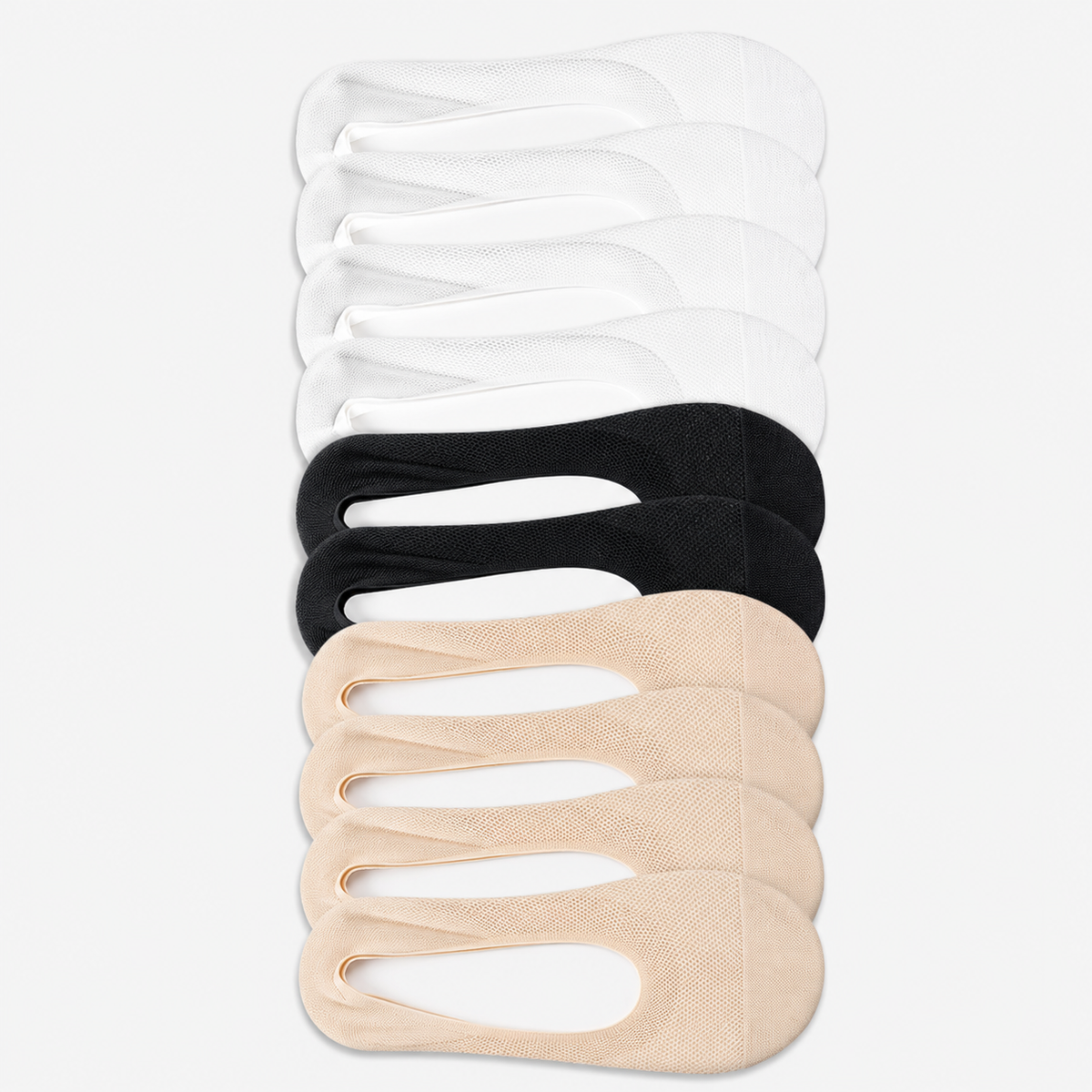 Lot de 5 Paires de Socquettes Invisibles en Coton | Swann