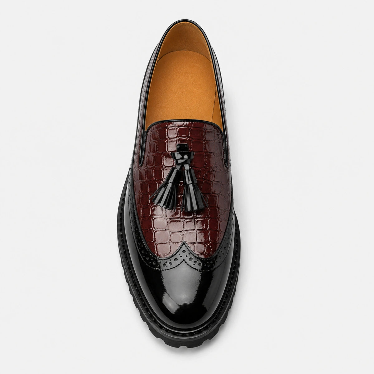 Mocassin en Cuir à Glands Compensé pour Homme | Samir