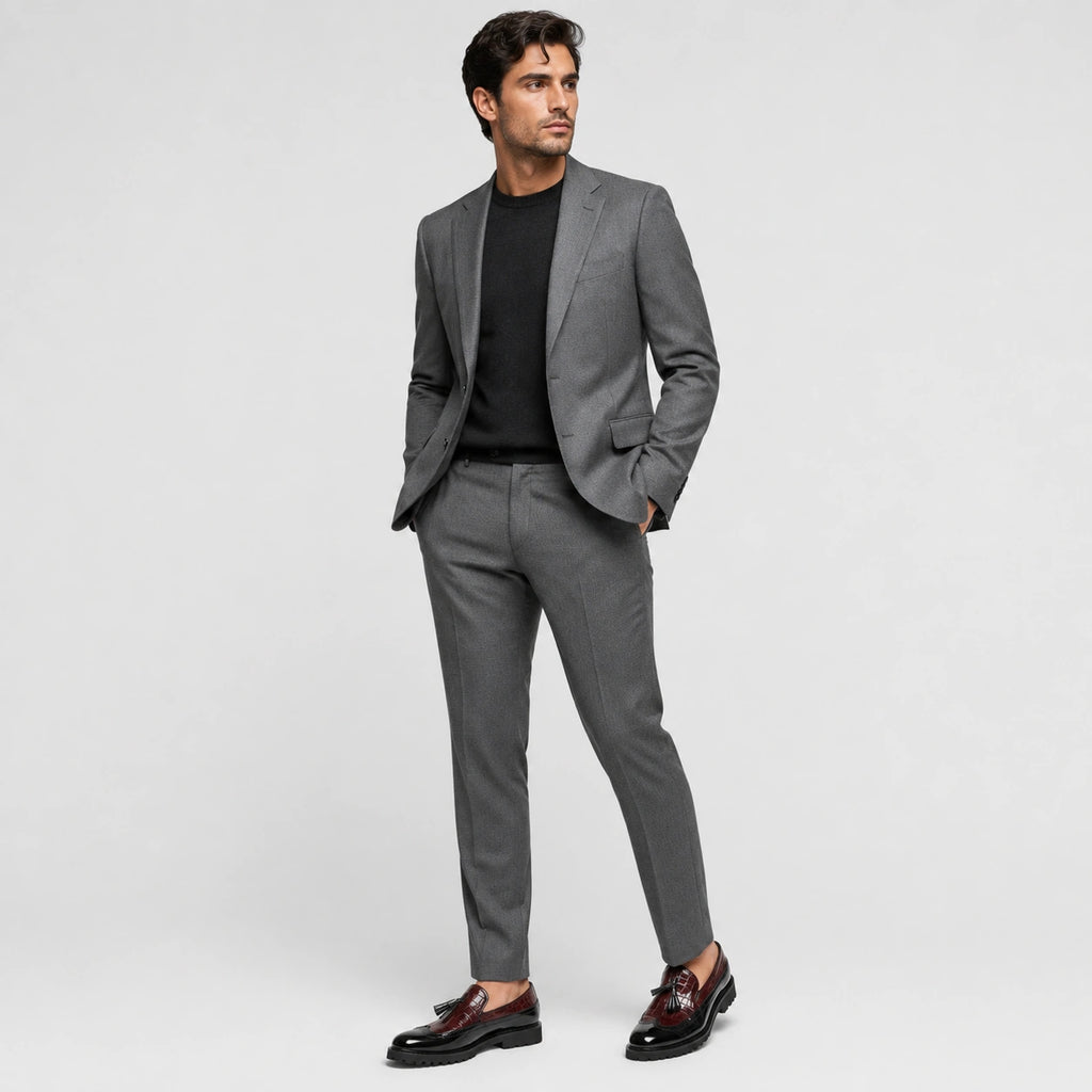 Mocassin en Cuir à Glands Compensé pour Homme | Samir