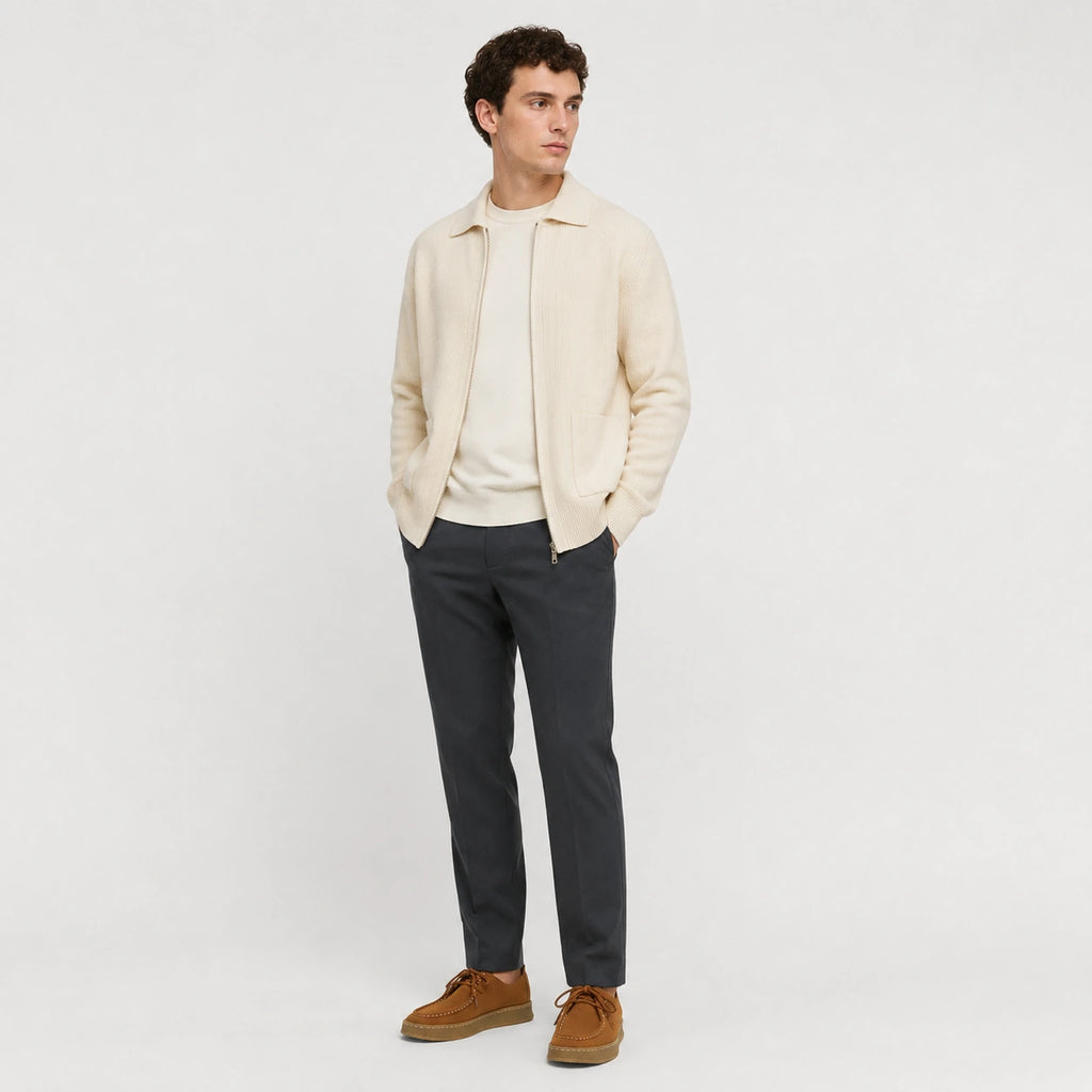 Mocassin Nubuck Camel à Lacets pour Homme | Andre