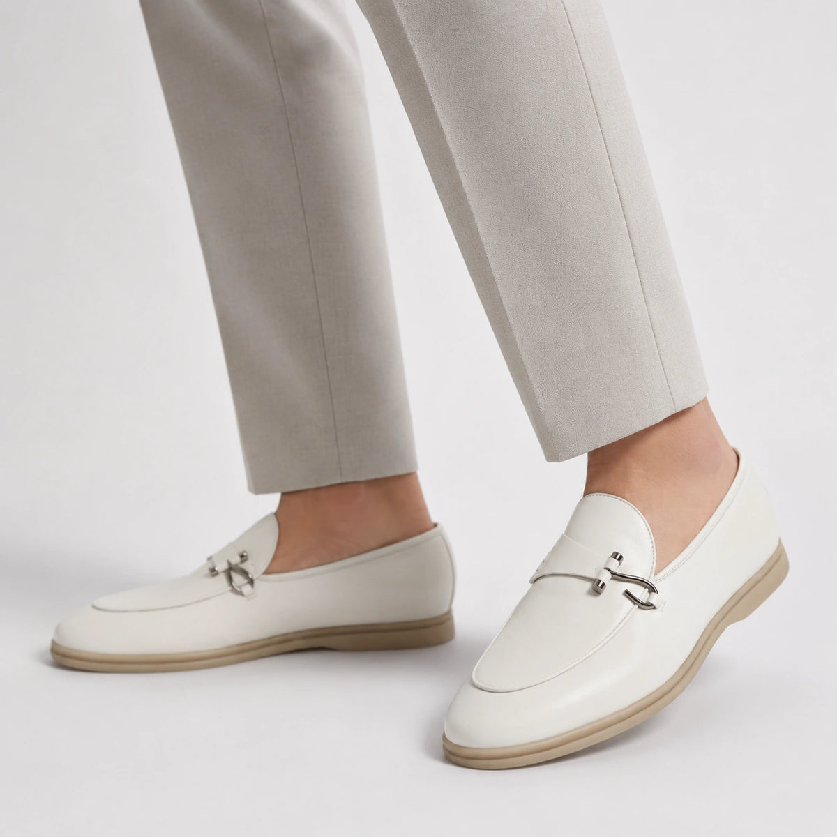 Mocassin en Cuir pour Homme Blanc | Aristide