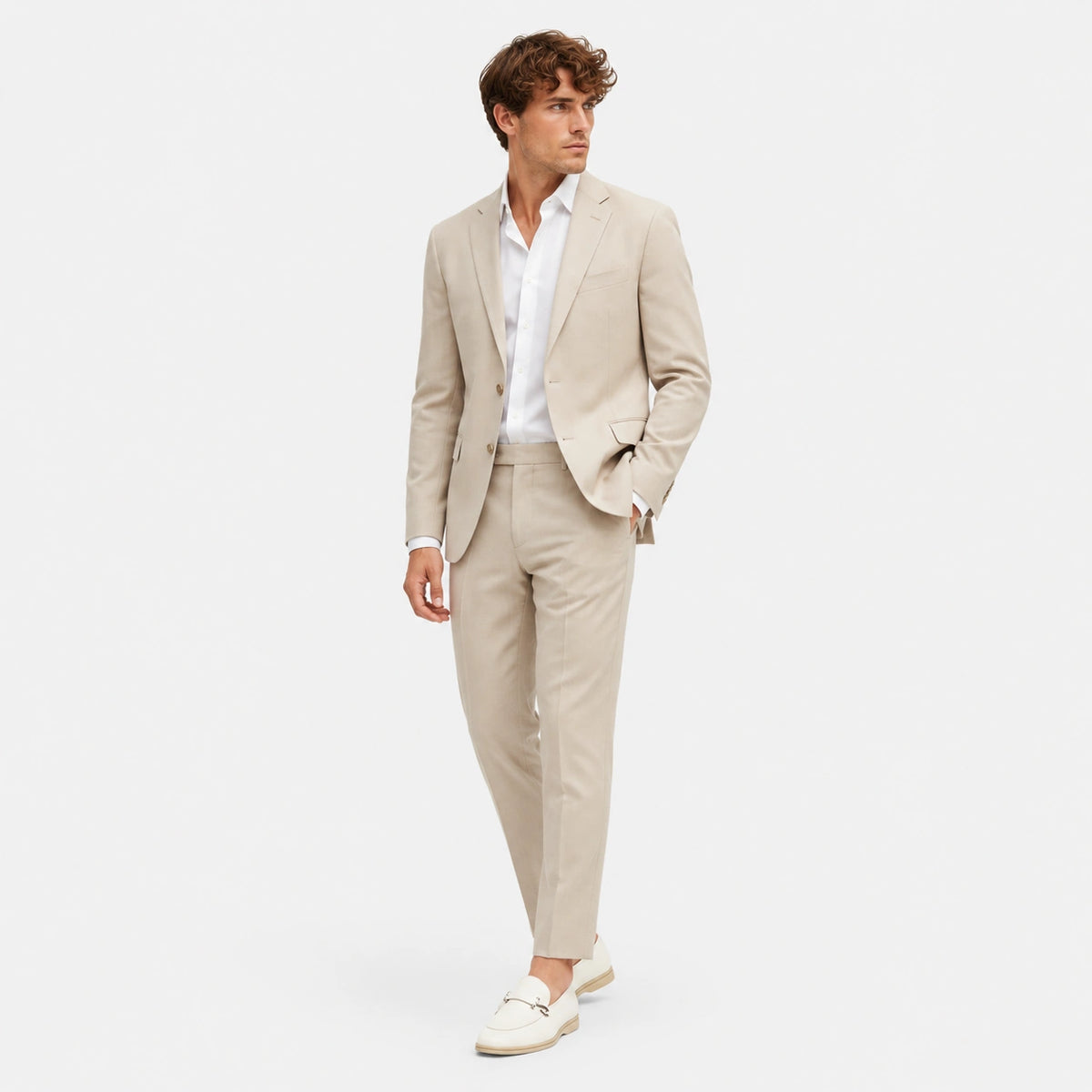 Mocassin en Cuir pour Homme Blanc | Aristide