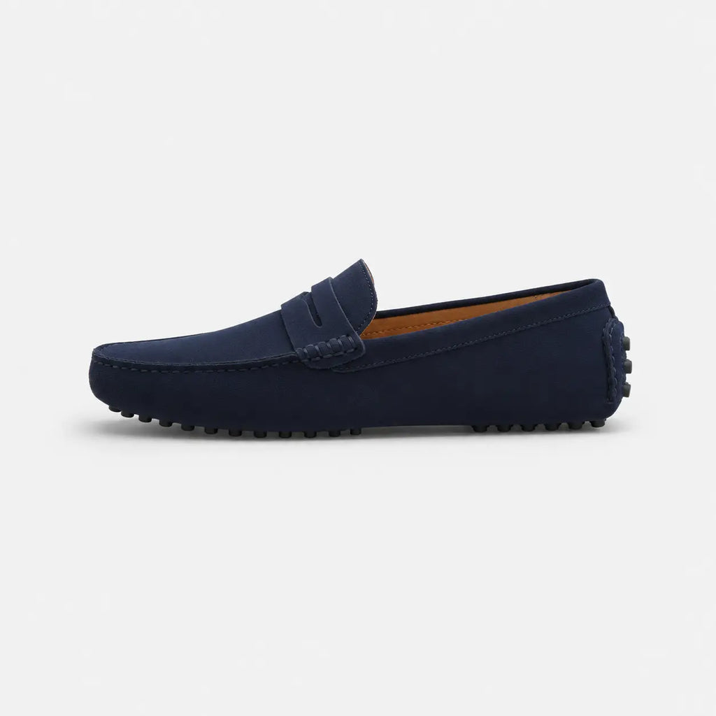 Mocassin pour Homme Daim Bleu Marine | Bastien