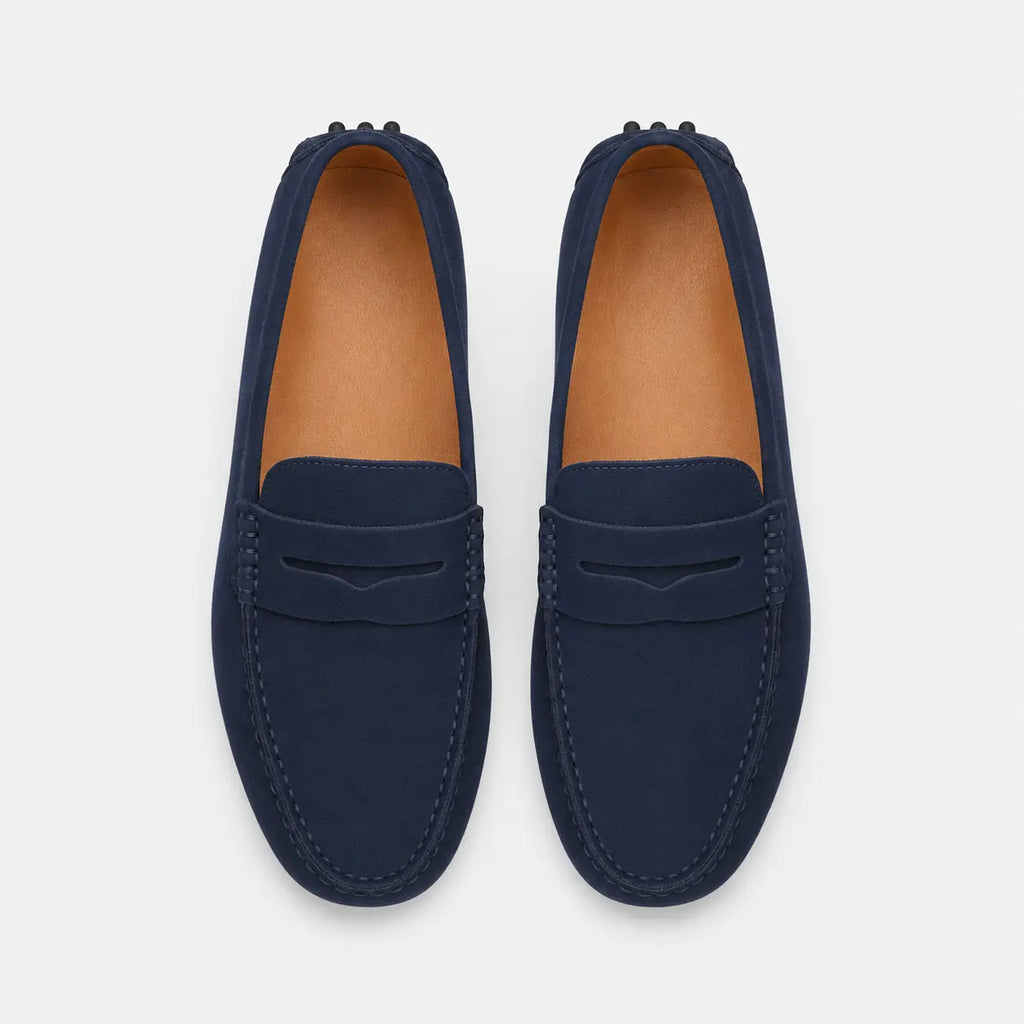 Mocassin pour Homme Daim Bleu Marine | Bastien