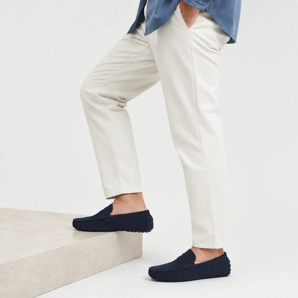 Mocassin pour Homme Daim Bleu Marine | Bastien