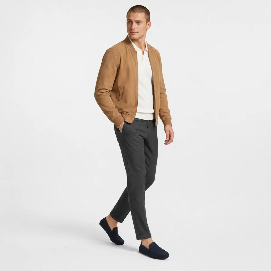 Mocassin pour Homme Daim Bleu Marine | Bastien
