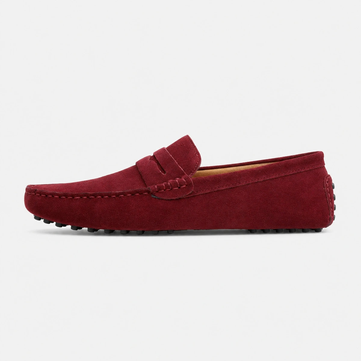 Mocassin Homme Bordeaux Daim | Florent