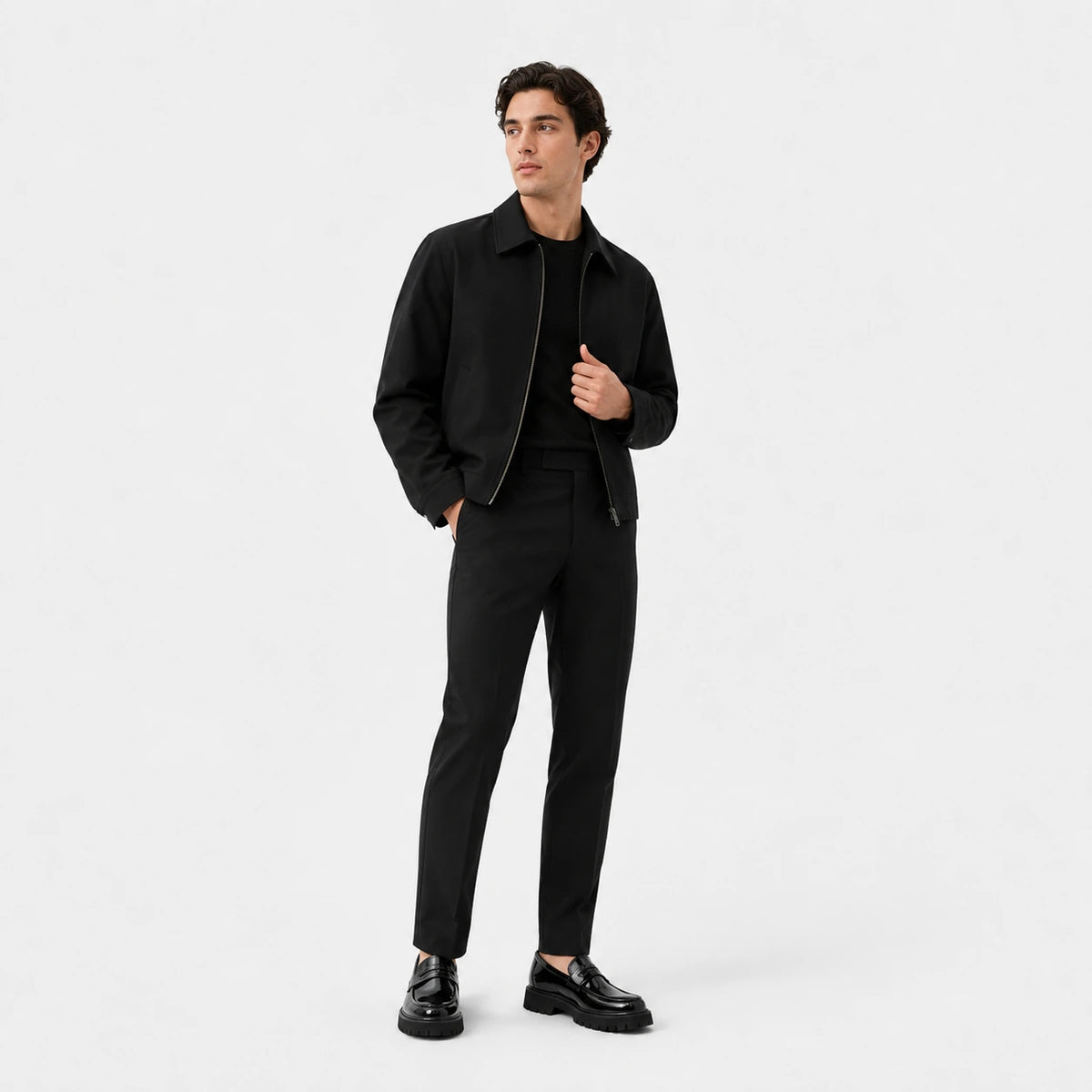 Mocassin Plateforme en Cuir Vernis pour Homme | Florian