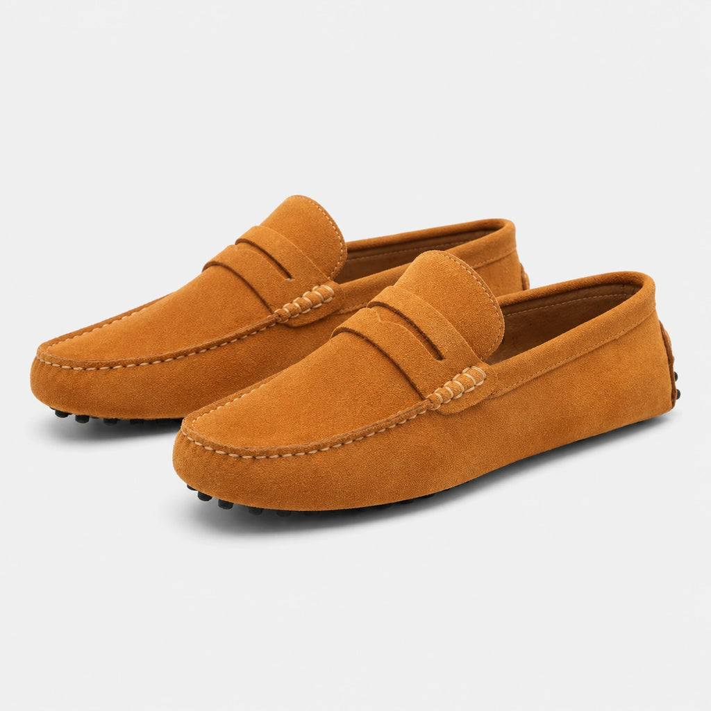 Mocassin Homme Camel Daim | Gustave