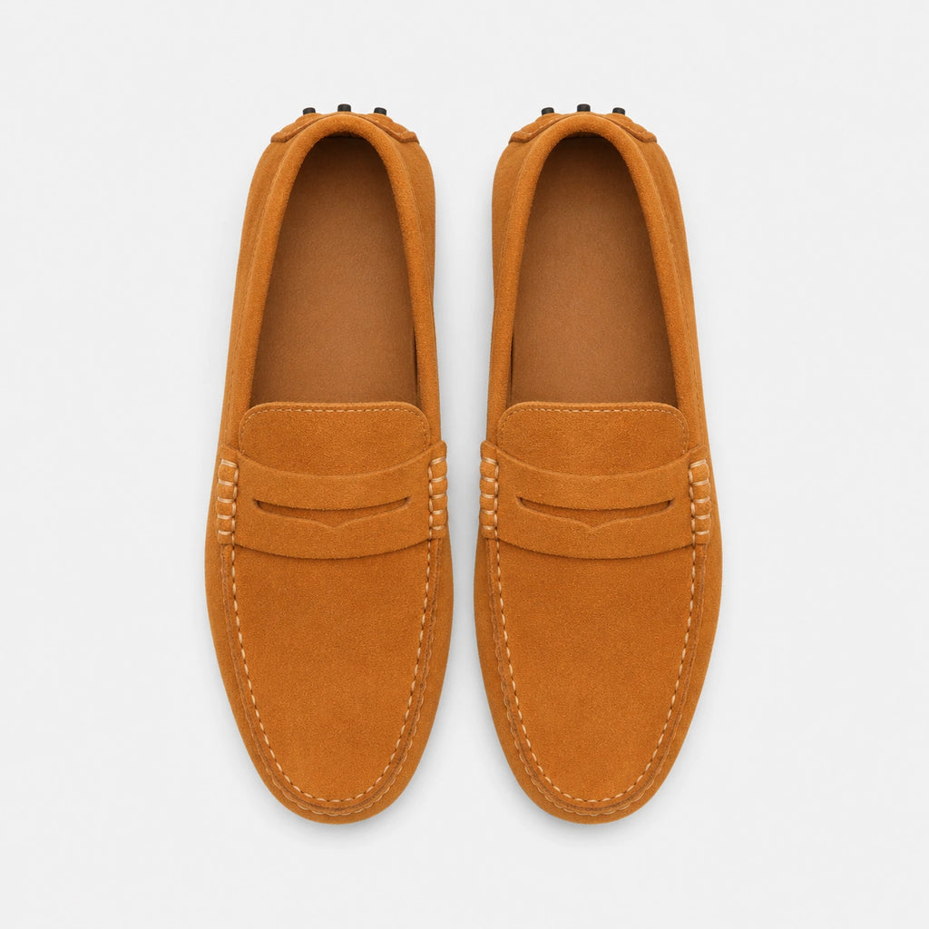 Mocassin Homme Camel Daim | Gustave