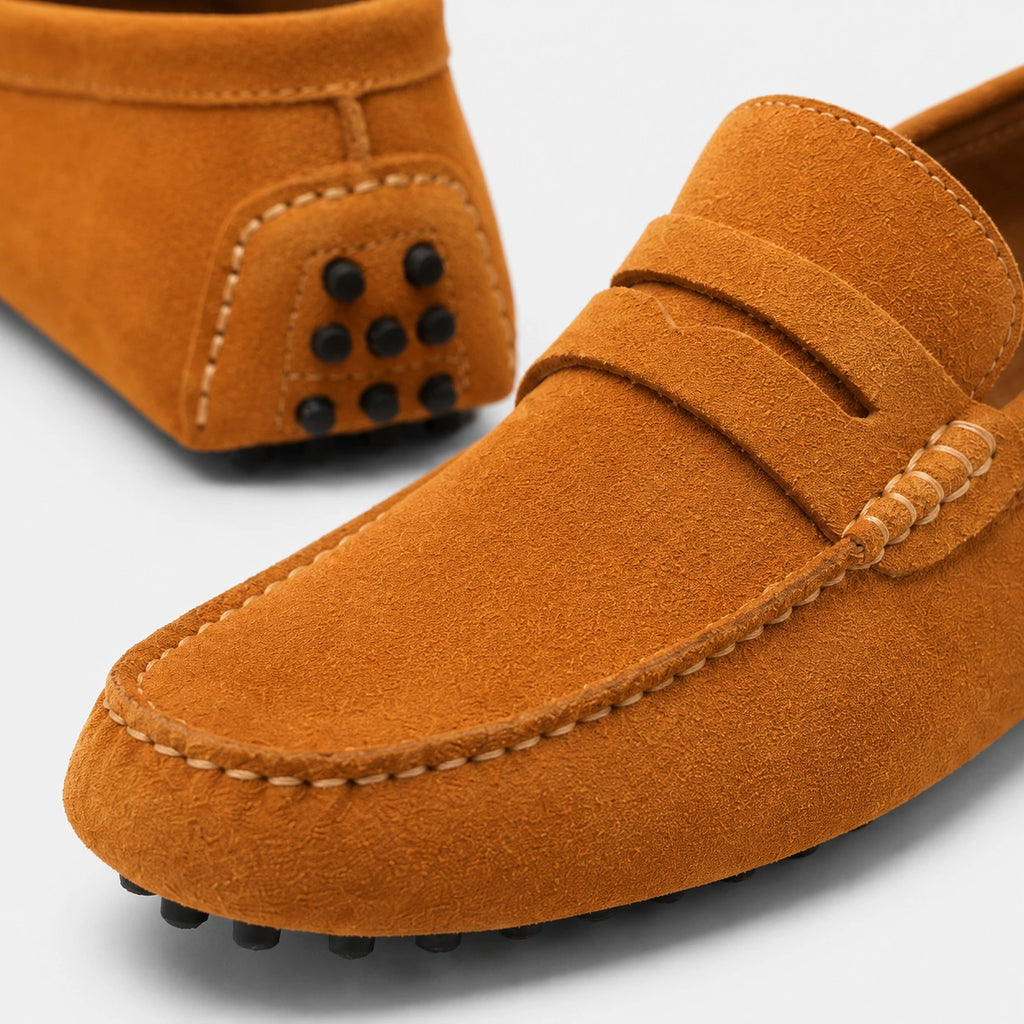 Mocassin Homme Camel Daim | Gustave
