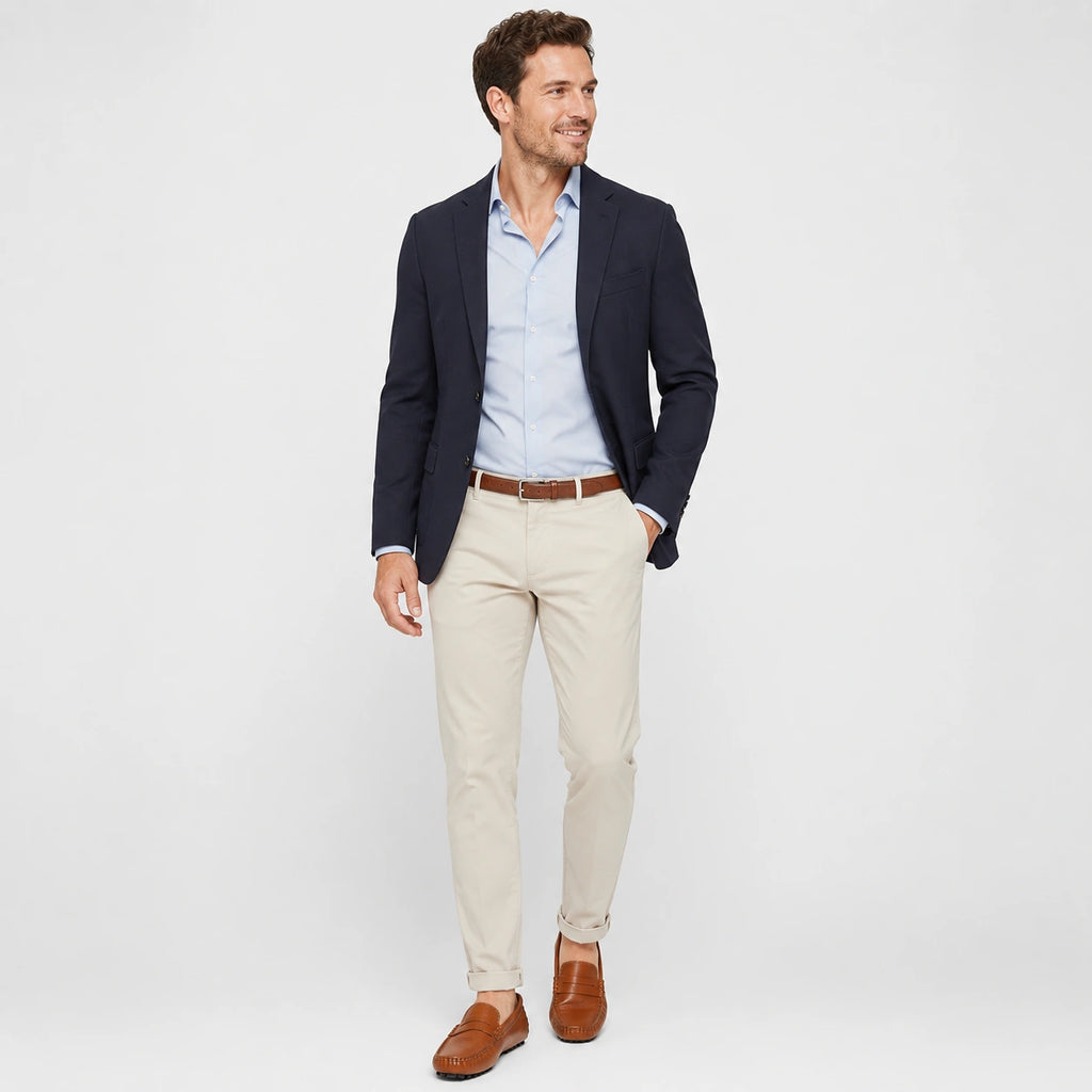 Mocassin en Cuir Vernis Camel Homme | Jacques