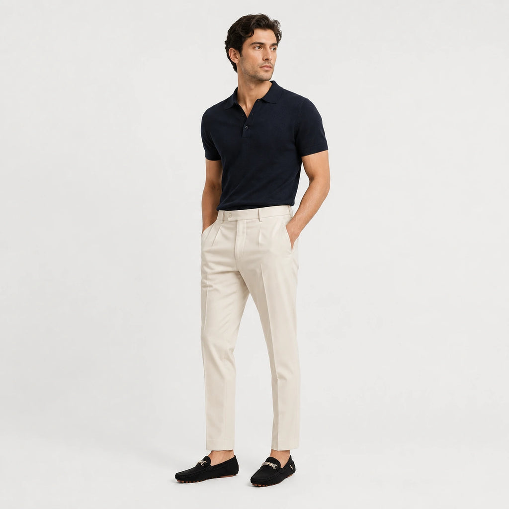 Mocassin Noir Homme Daim avec Broche | Job