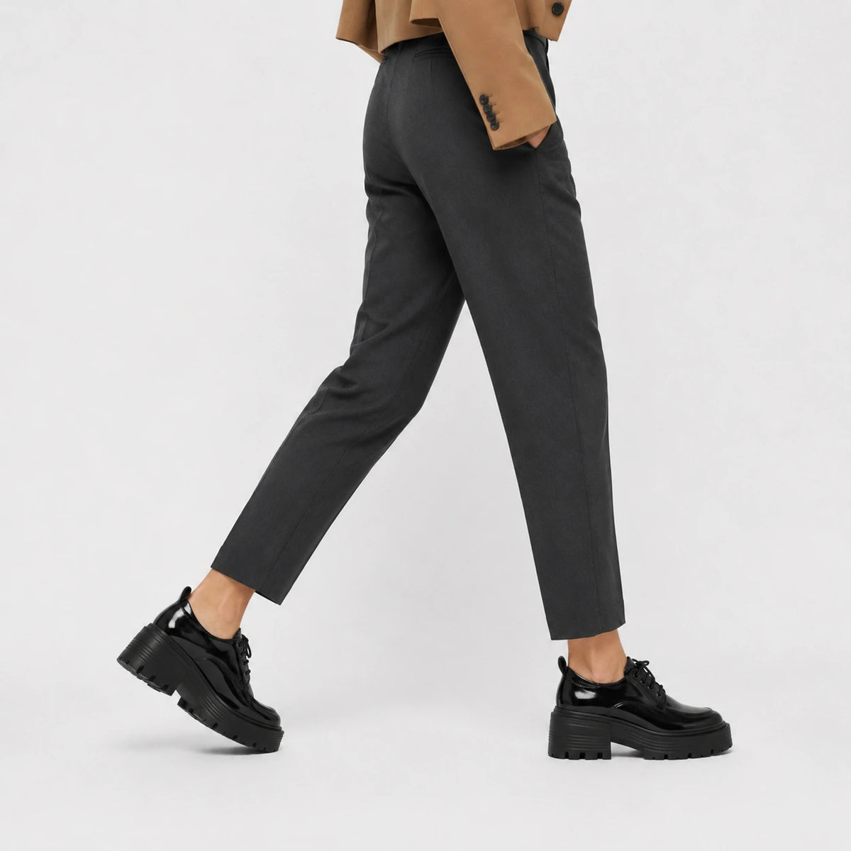 Mocassin Plateforme Cuir Vernis Femme | Manon