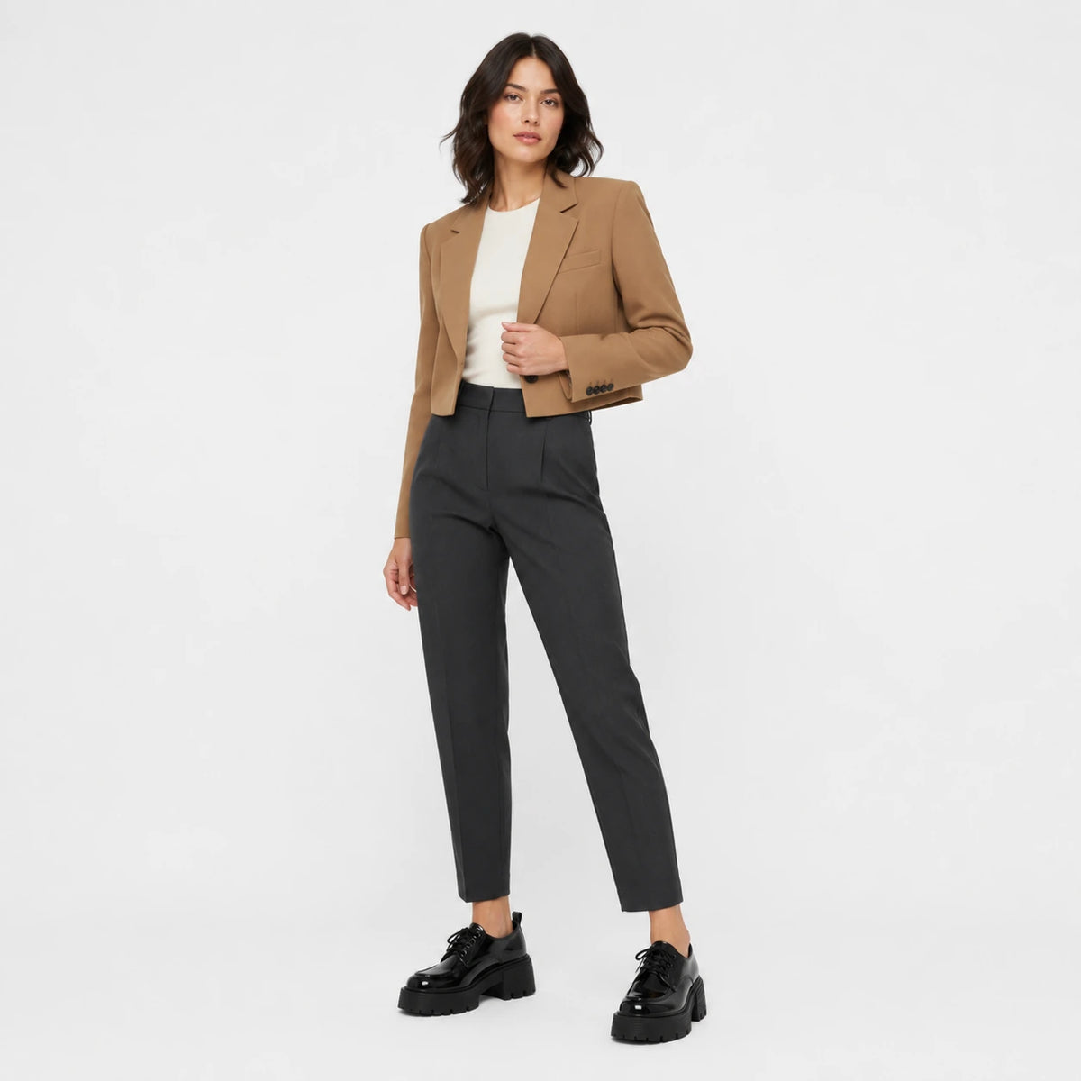 Mocassin Plateforme Cuir Vernis Femme | Manon
