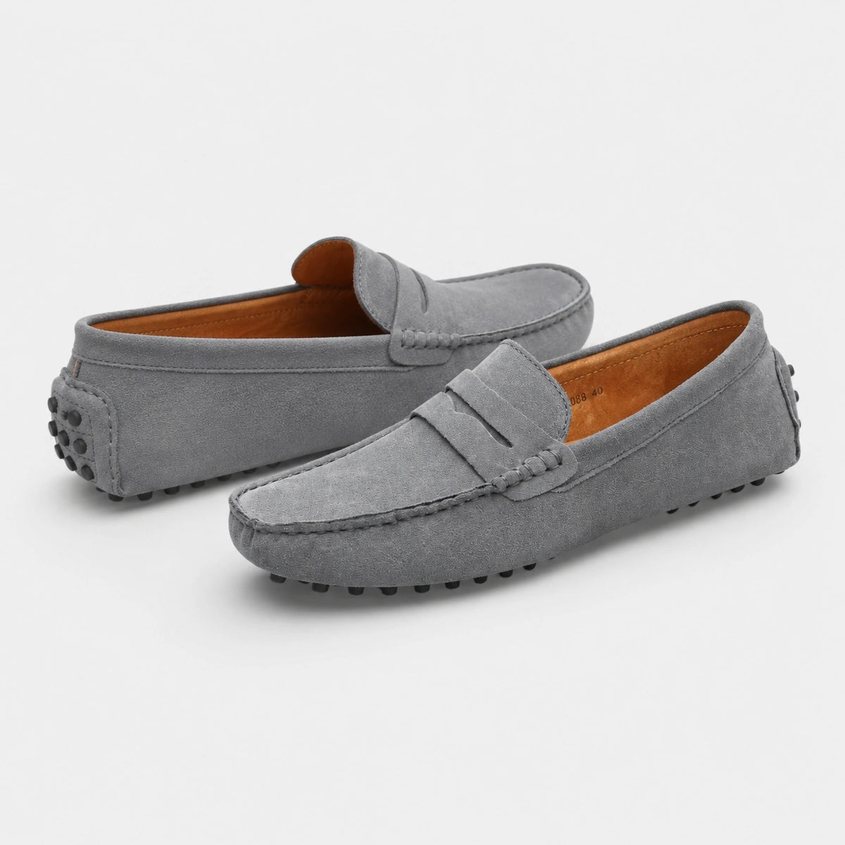 Mocassin en Daim Gris pour Homme | Marceau